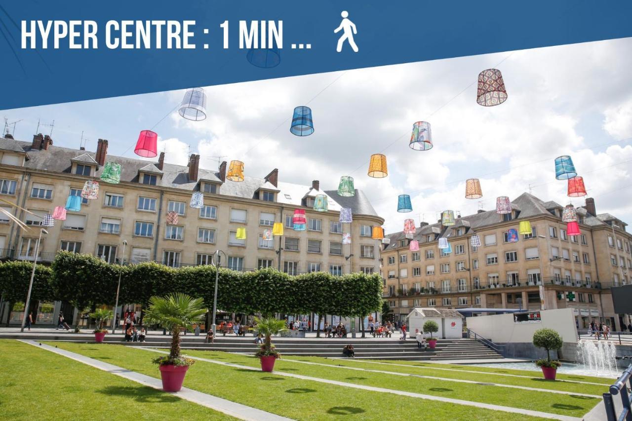 Downtown Loft - Centre Ville - Wifi - Netflix Amiens Exterior foto